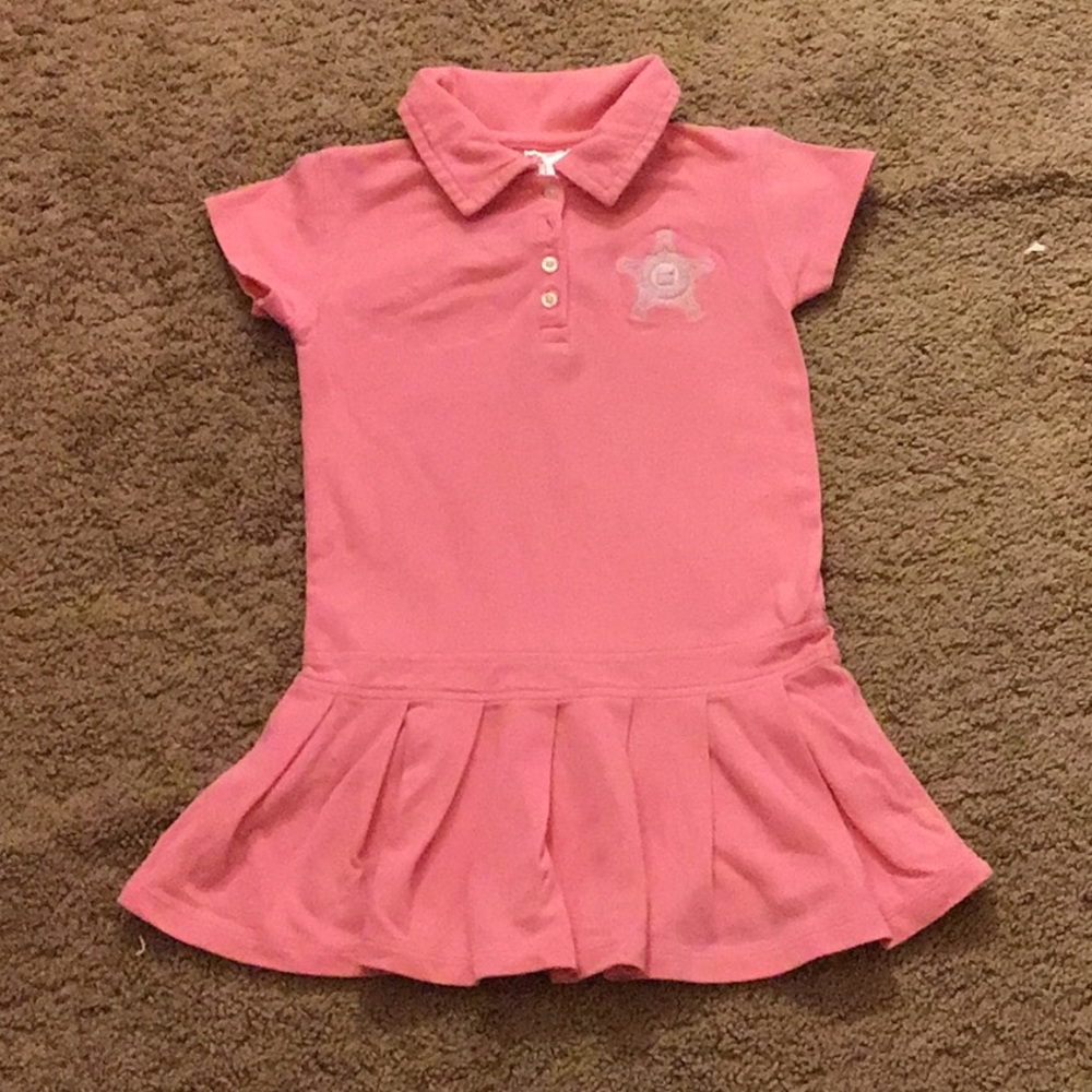 Pink Polo Dress With Secret Service Logo